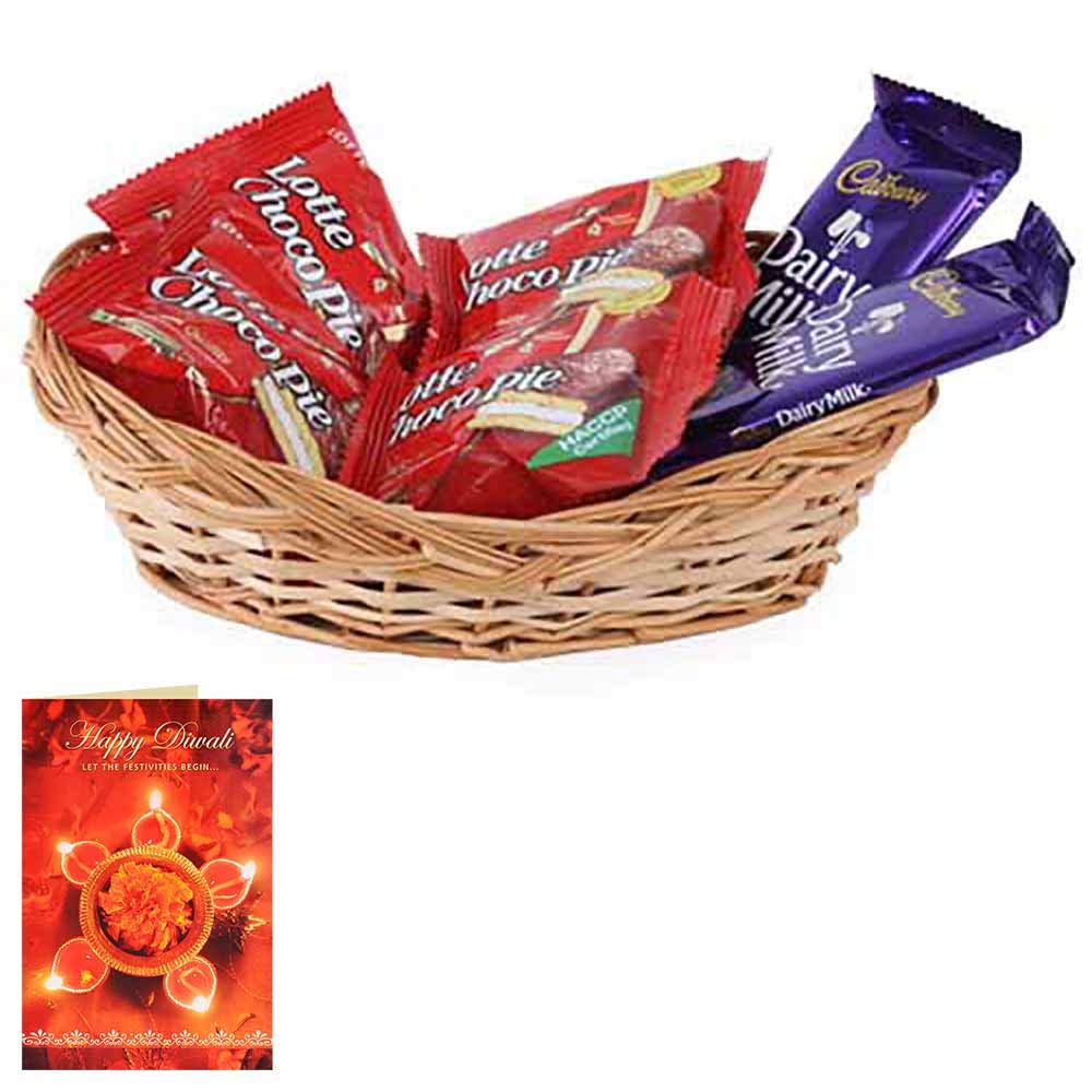 Buy SFU E Com Lotte Choco Pie and Cadbury Dairy Milk Diwali Gift Combo