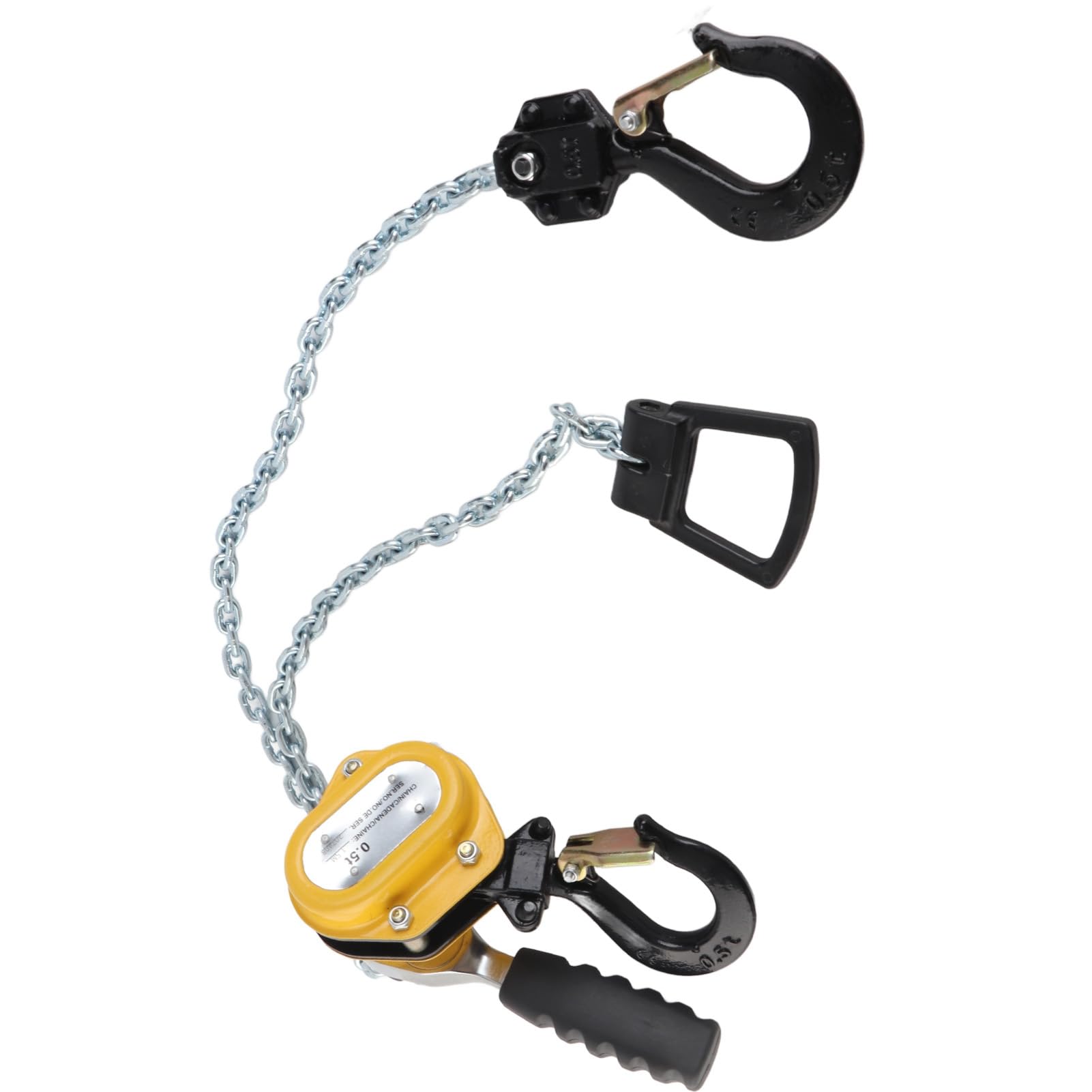 La Leva a Catena Hoist 500kg Carico - Puleggia a Leva Portatile con una Catena di 1,5 M per Workshop, Garage, Utilizzo di Fabbrica