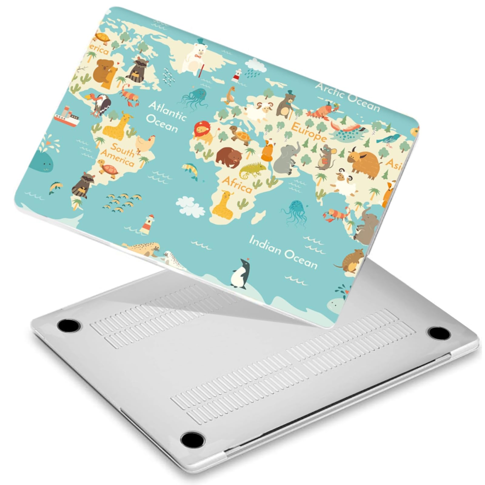 ACJYX Compatible with MacBook Pro 14 inch Case 2021-2025 Release A3401 A3112 A3185 A2918 A2992 M2 A2779 A2442 M1 Pro/Max, Creative Pattern Plastic