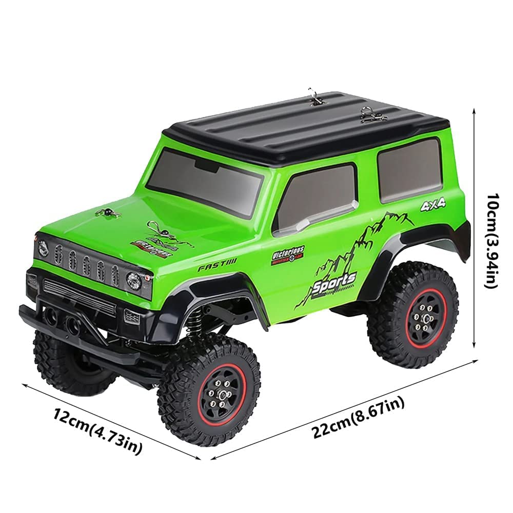 1:18 Skala 4wd Szybka Ciężarówka Monster Rc Off-road, All-terrain Pilot Control, 2,4 Ghz Dla Dorosłych (Blue)