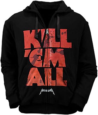 Metallica Kill Em All Mutated - Sudadera con capucha para hombre, color  negro: Amazon.es: Ropa