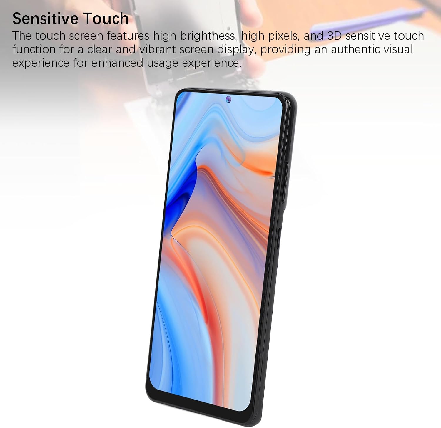 CCYLEZ for S21 Ultra Screen Replacement, Full Screen with Frame, Multi Touch In Cell Display Assembly