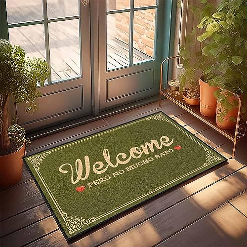 Tapis de bienvenue extérieur pour entrée propre et accueil drôle