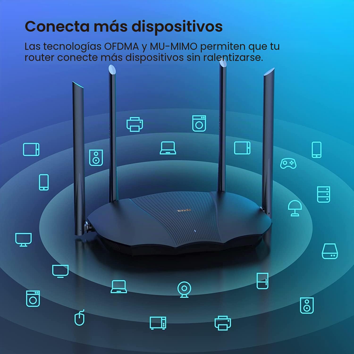 TENDA WL-Router TX9PRO AX3000 Dual-Band GIGABIT WI-FI 6