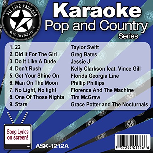 All Star Karaoke Pop and Country Series (ASK-1212A) All Star Karaoke Pop and Country Series (ASK-1212A)