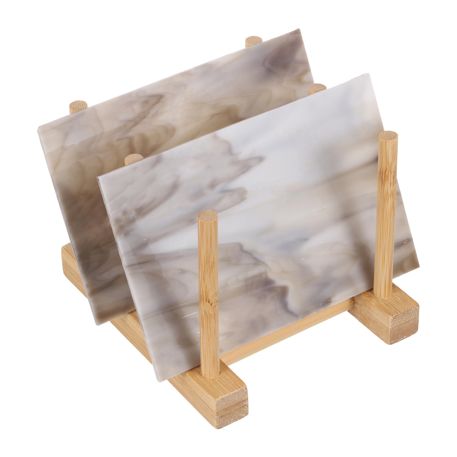 PATIKIL 4 x 6 Inch Transparent Stained Glass Sheets