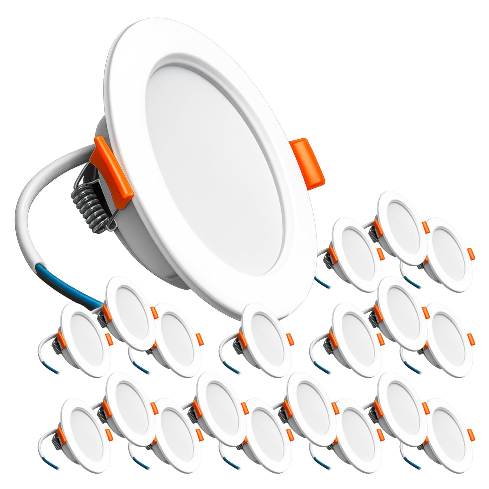 LED ATOMANT 20x Downlight LED Incasso Foro 75-90mm 4W Bianco Freddo