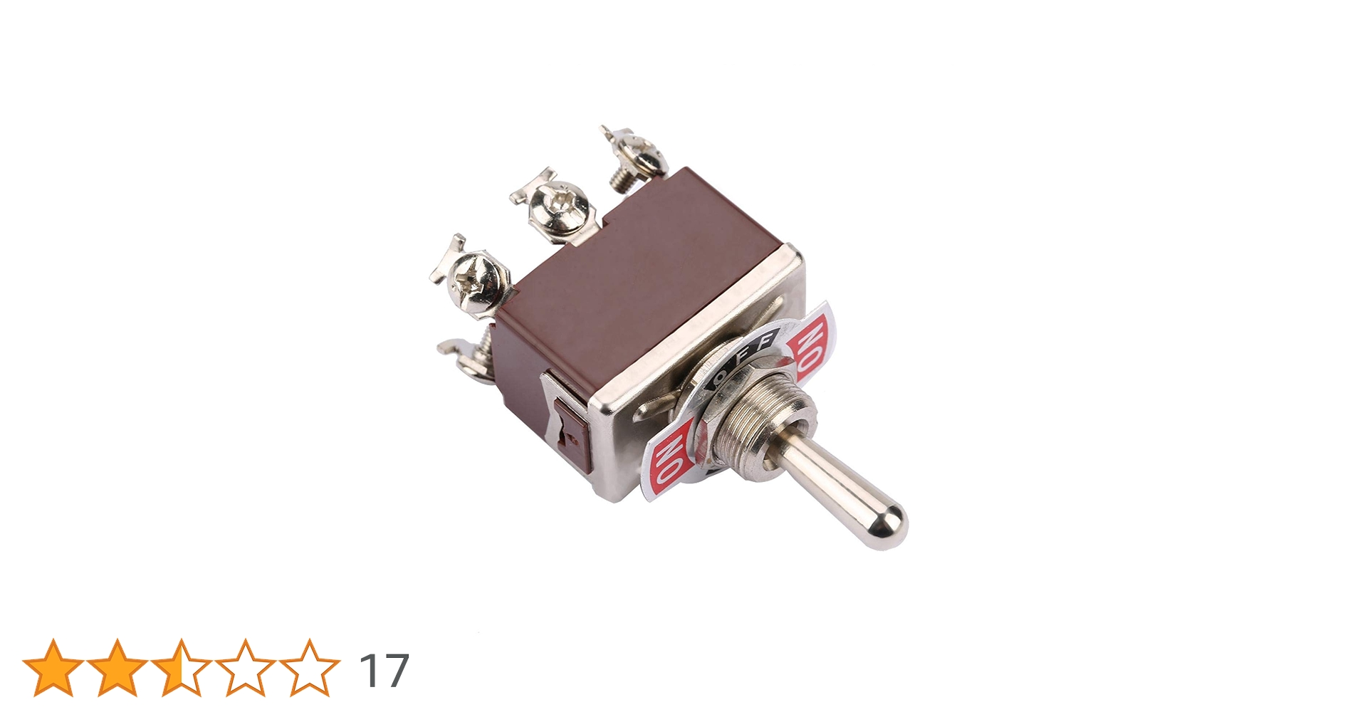 Amazon.co.jp: VINGVO モーメンタリ トグル スイッチ、15A 250VAC 6