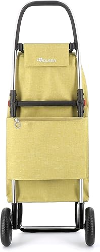 Vista 29 de ROLSER Carrito de compras plegable con ruedas Carro plegable personal plegable para comestibles Duradero y portátil Verde
