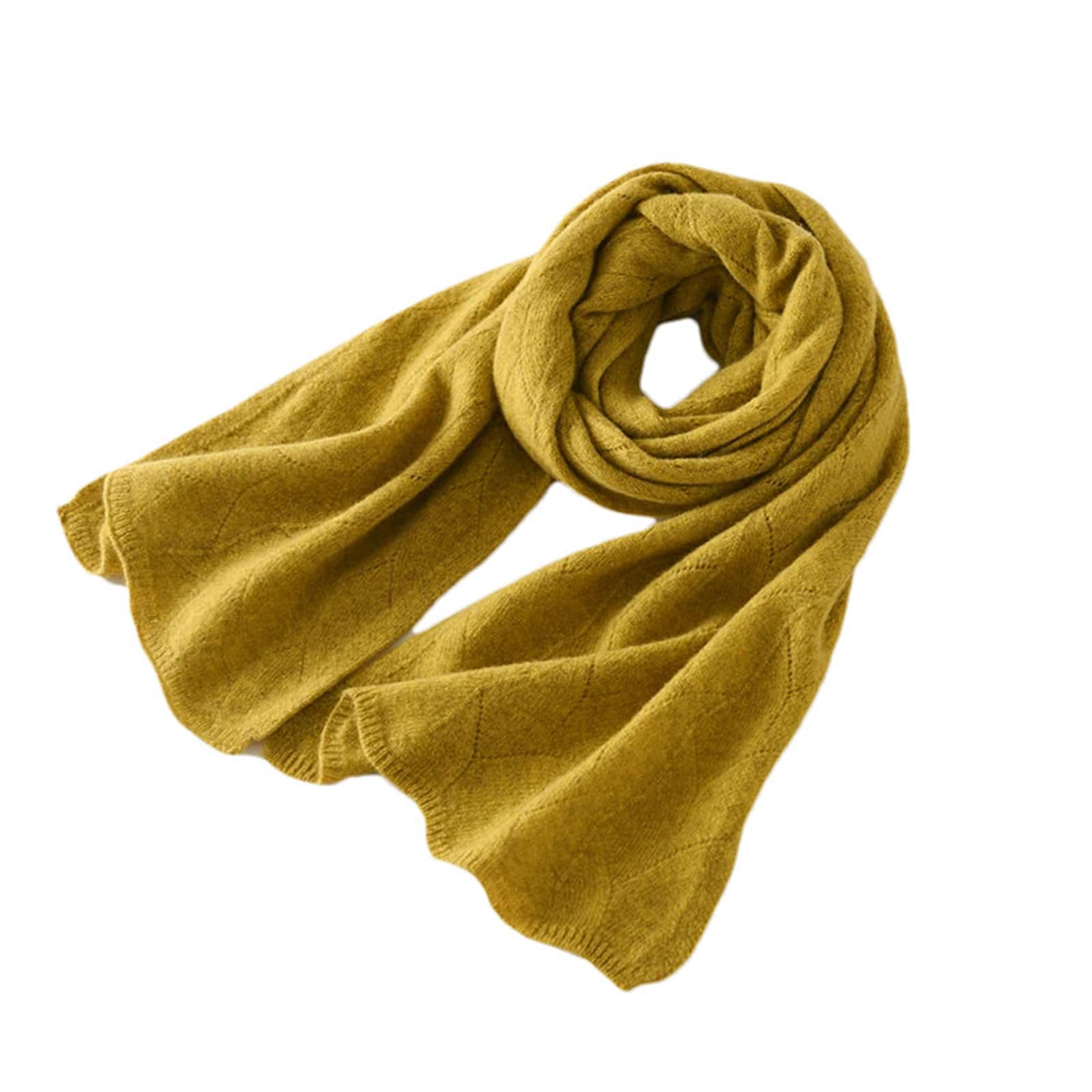 Hgvcfcv Sciarpa lavorata a maglia da donna, sciarpa pashmina leggera calda sciarpa scialle natalizia