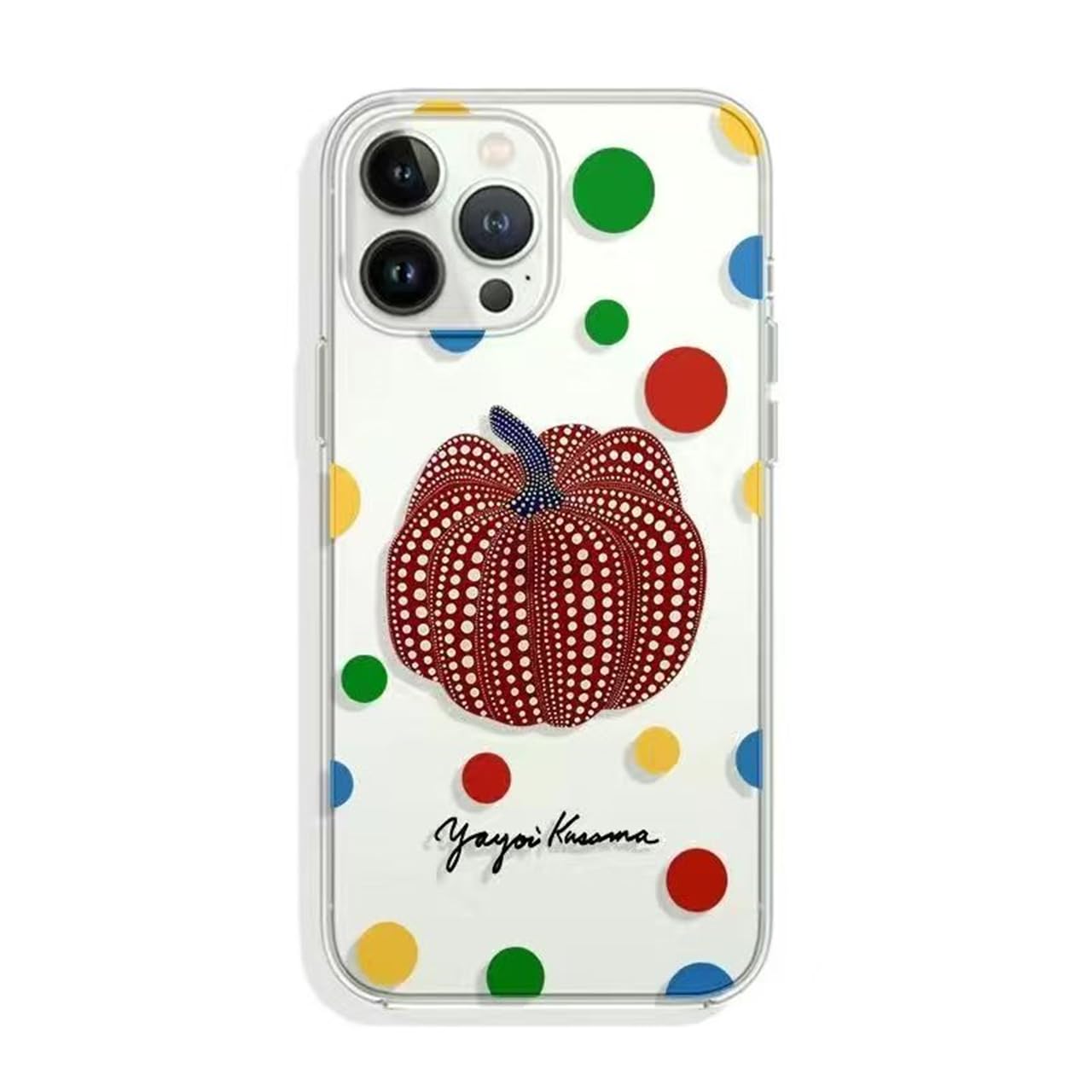 Amazon.co.jp: 透明 iPhoneケース 草間彌生 携帯ケース パンプキンと