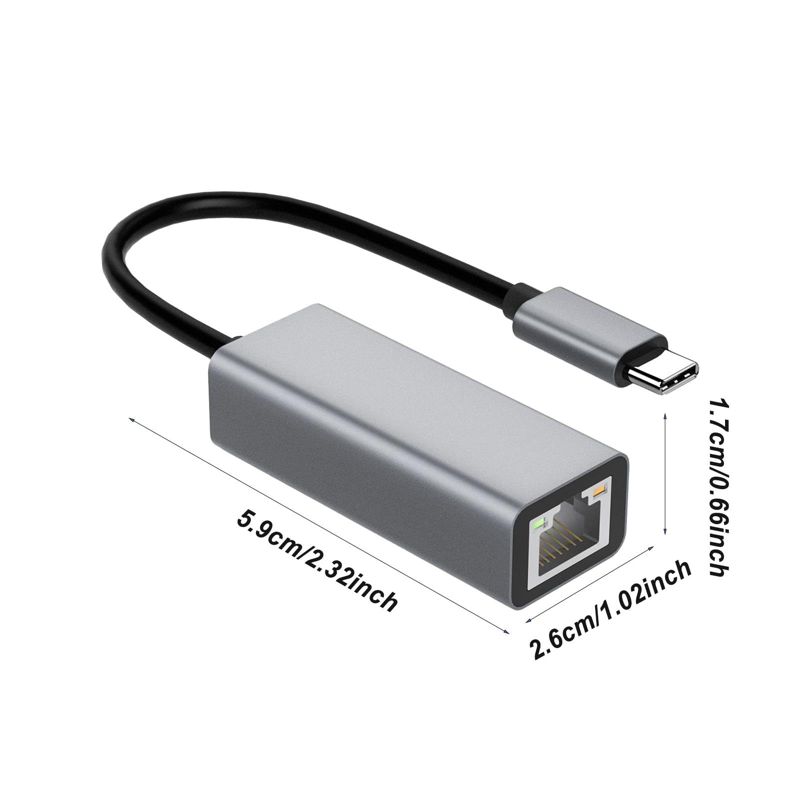 Adaptateur réseau USB C Ethernet LAN haute performance