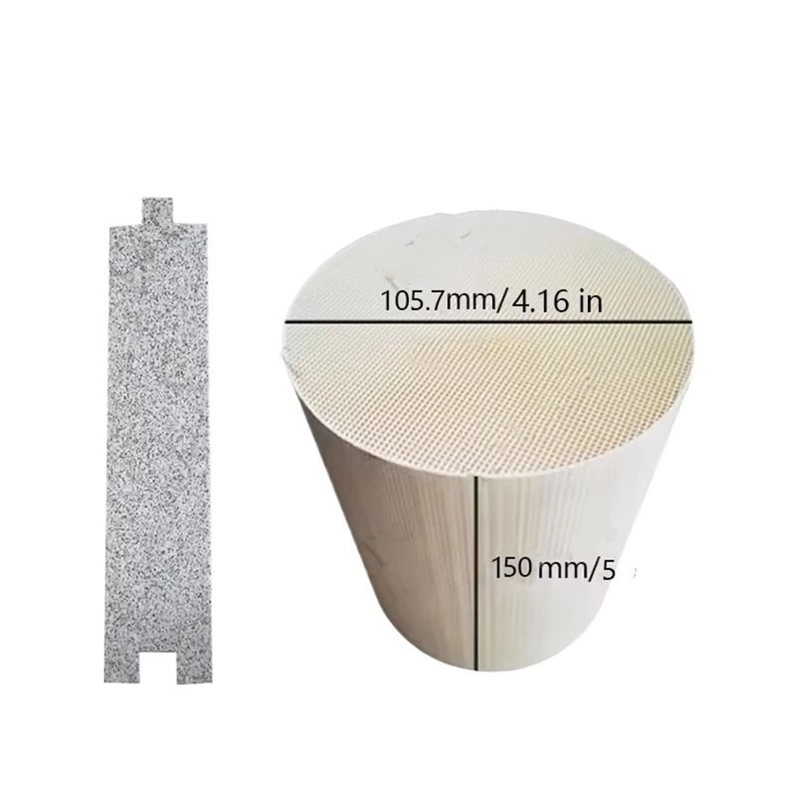 katalizator akcesoria Euro 3 105,7 * 150 mm 600 cpsi Uniwersalny ceramiczny katalizator o strukturze plastra miodu do układu wydechowego samochodu katalizator samochodowy