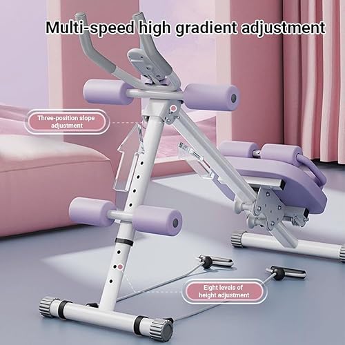 Miniatura 3 de Equipo de entrenamiento abdominal, equipo de entrenamiento 6 en 1, equipo de gimnasio en casa, equipo de fitness, plegable, protección de rodilla