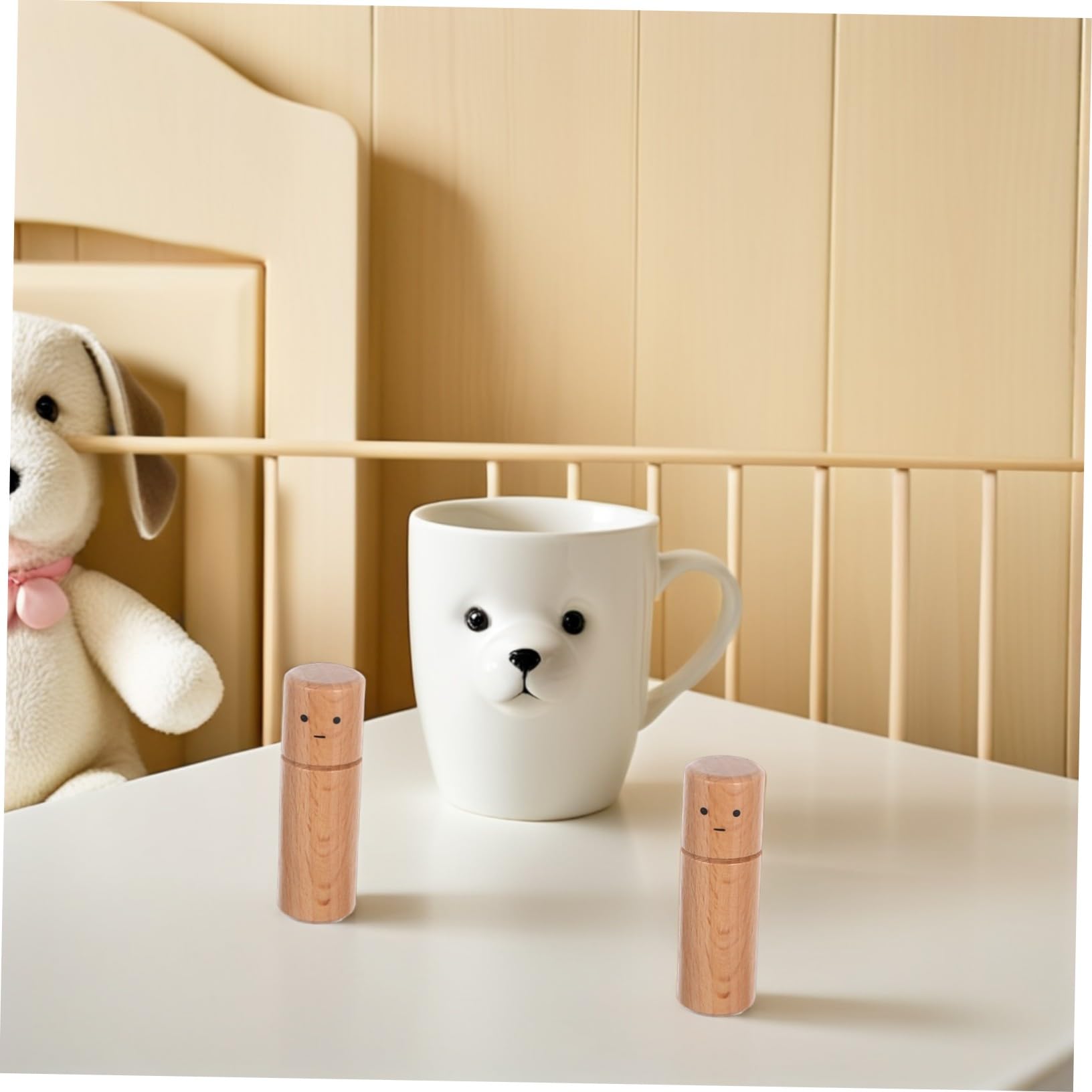 10 Piezas Wooden Peg Dolls Natural Wood Crafting DIY Painting Small Peg People For Early Education Decor