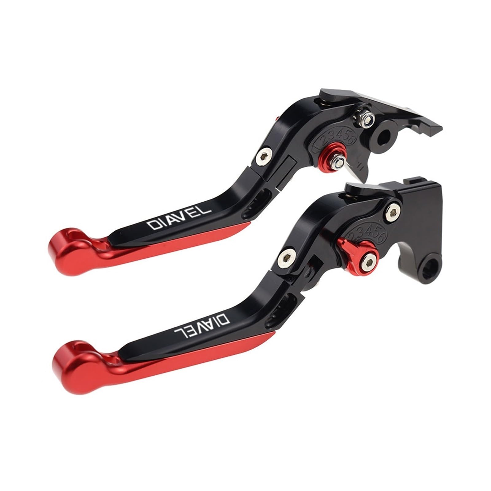 Yxbswbjd 13 Aluminum Alloy Folding Brake Lever For Diavel Motorcycle Folding Extendable Brake Clutch Lever Set