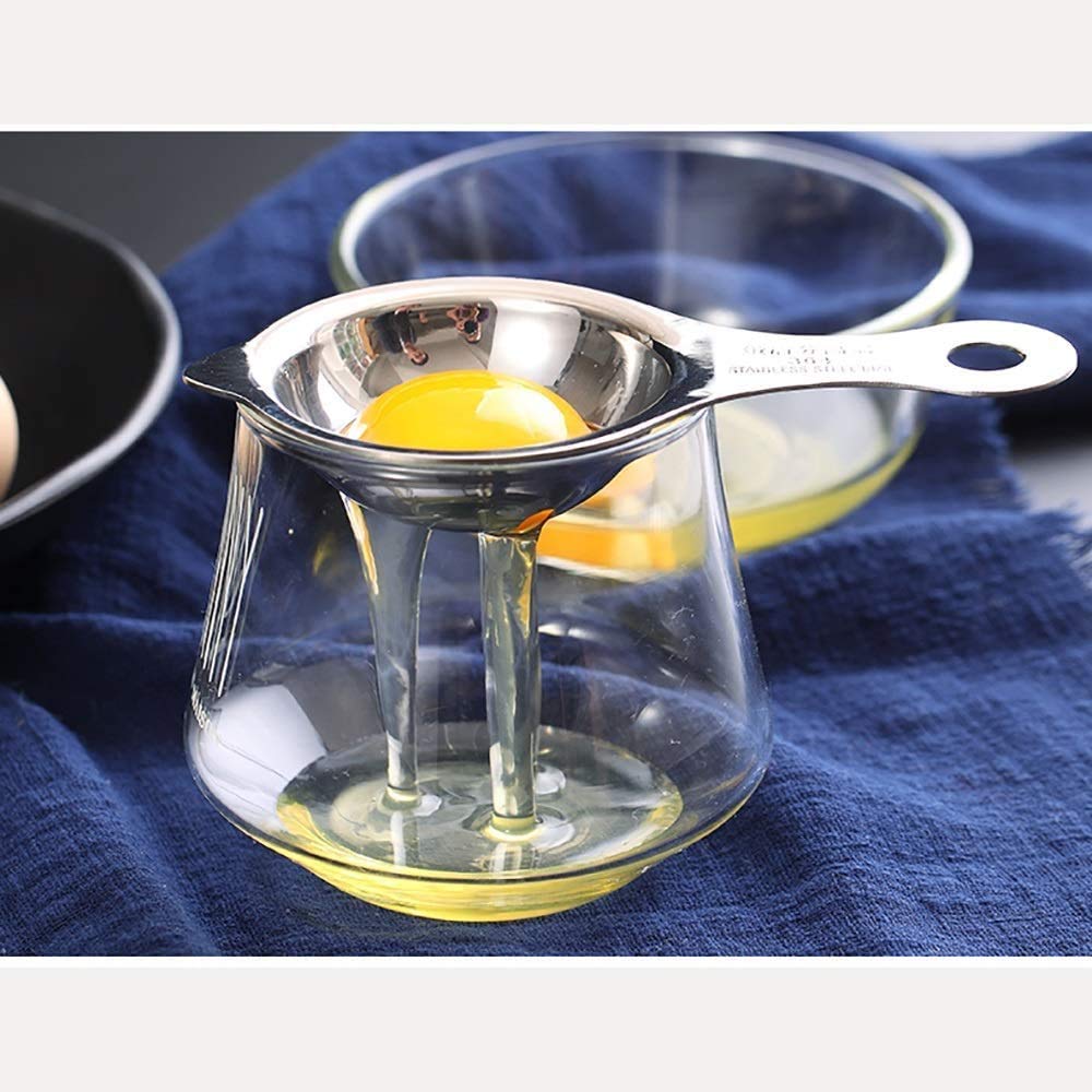 Batidora de Mano, batidor de Huevos de Acero Inoxidable 304 - Crema Batida Manual, batidor de Huevos batido, Mantequilla de Clara de Huevo, horneado pequeño para el hogar