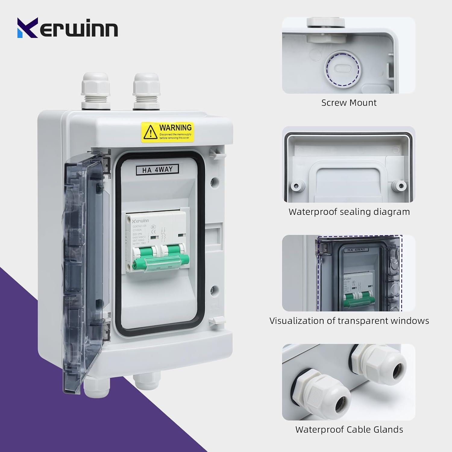 Miniature Circuit Breaker Box Cover,100A 500V Solar Philippines | Ubuy