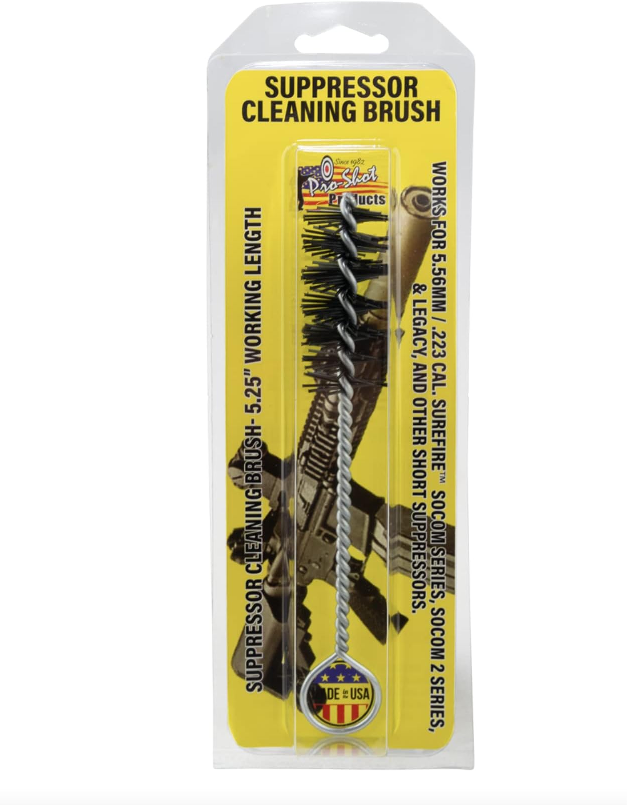 Pro-Shot Products Suppressor Cleaning Brush (Cleans Surefire Suppressors)