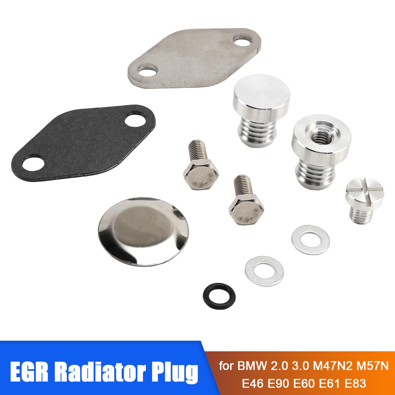 Topteng EGR Radiator Plug Adatto per BMW 2.0 3.0 M47N2 M57N E46 E90 E60 E61 E83