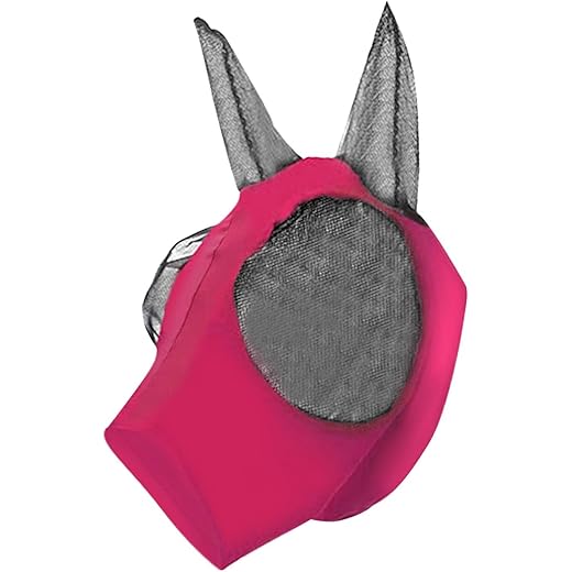 Horse Fly Mask Protective Net Hood