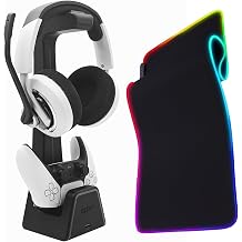 Titled Nation 3-in-1 PlayStation and Xbox Magnetic Charger and Its Matching Extended Mousepad