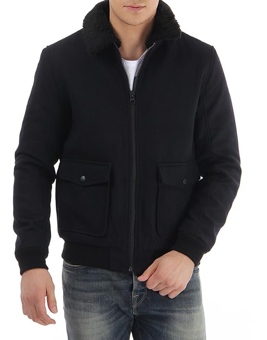 Buy Selected Men's Wool Jacket (5712619650822_16045575_XXLarge_Dark