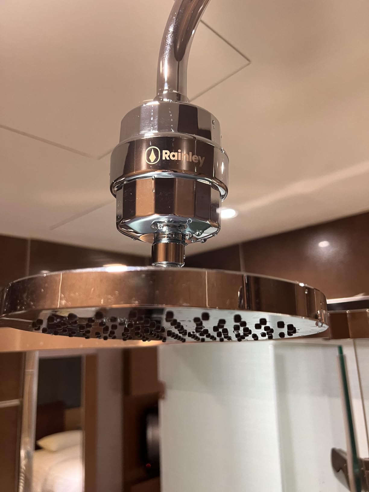 Rainley Bossa Inline Shower Filter for Hard Water | Tap or Well Water