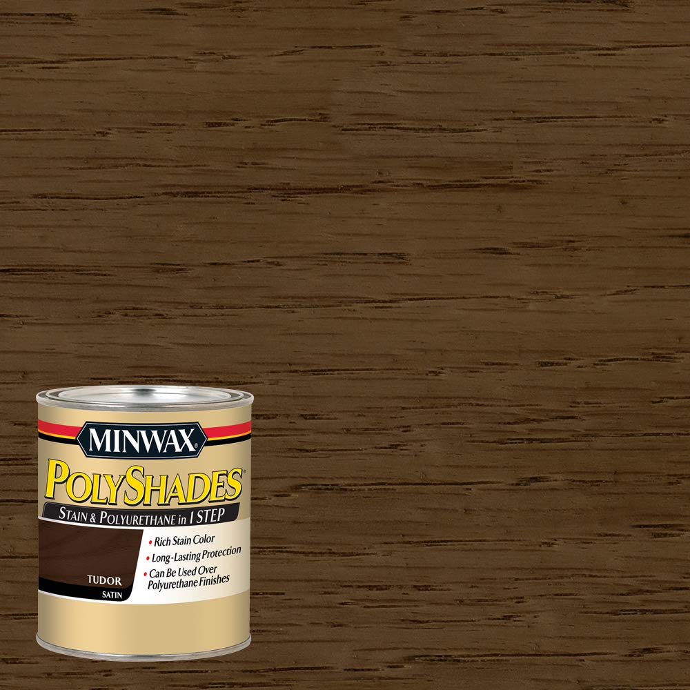 Minwax 61360444 Polyshades - Stain & Polyurethane In 1 Step, Quart, Tudor,  Satin : Amazon.com.au: Home Improvement
