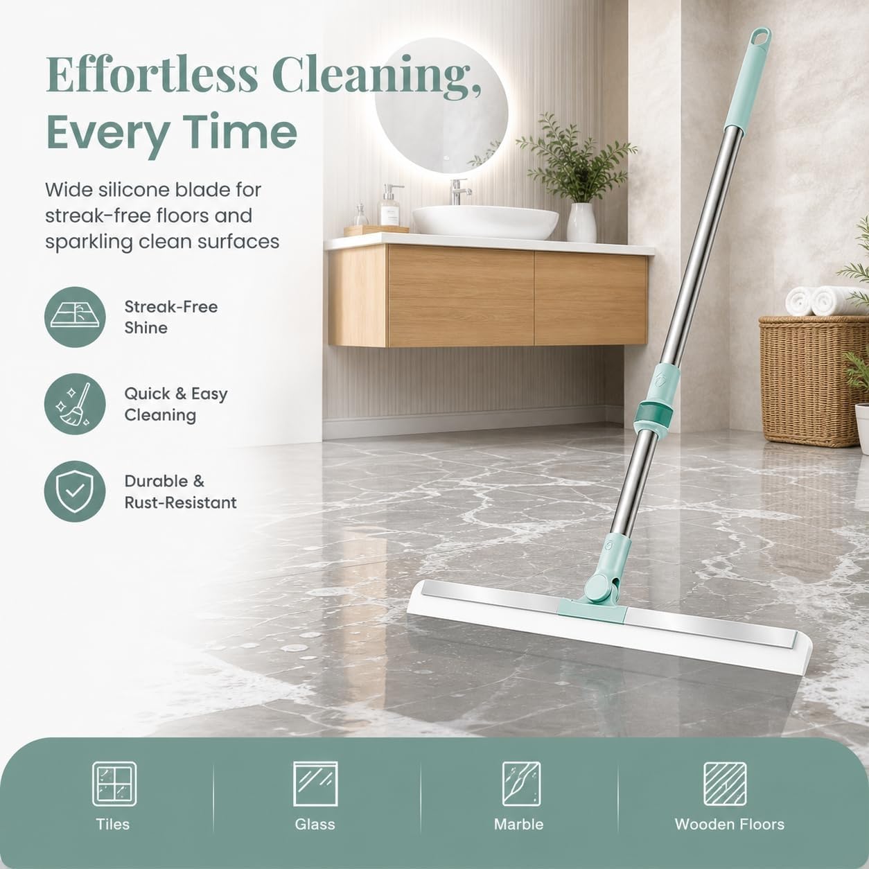 Magic Broom Sweeper - Floor & Window Cleaner -4