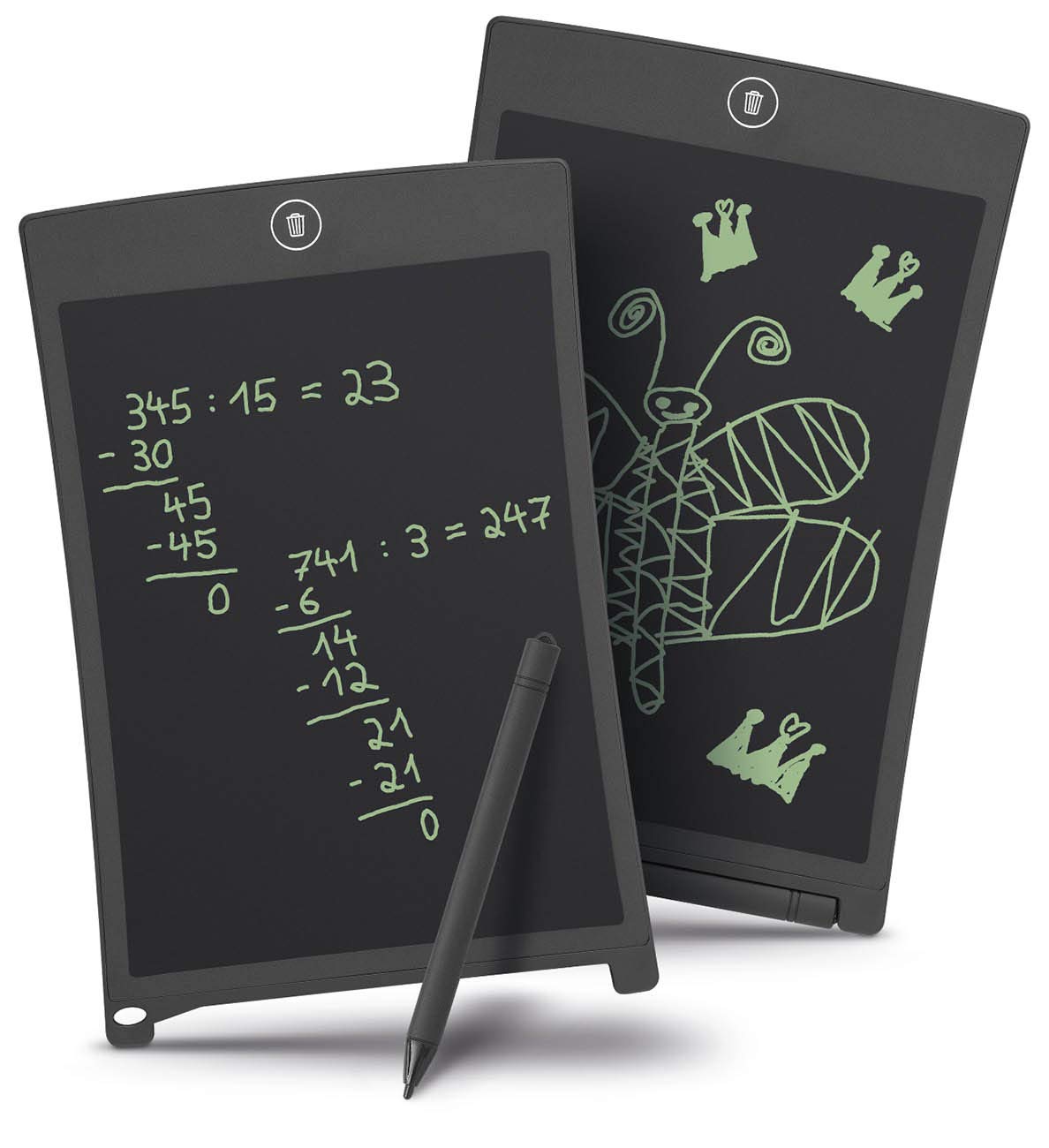 Wedo Tableau d'Écriture et de Dessin Lcd 14,3 x 0,4 x 21,9 cm Noir