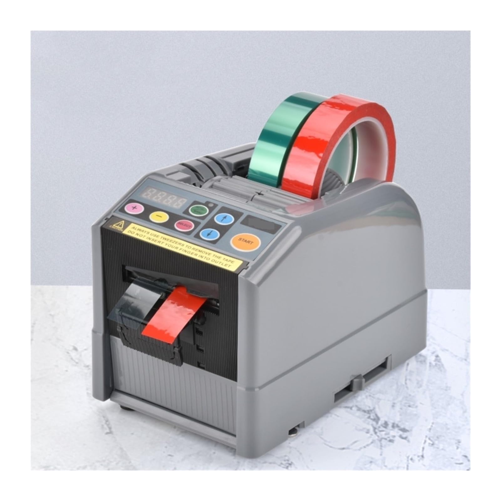 Klebebandabroller, Vollautomatischer Hochtemperatur-Klebebandschneider, doppelseitiges Klebeband, automatischer Schneider for Abdeckpapier, transparentes für Versand und Schulen