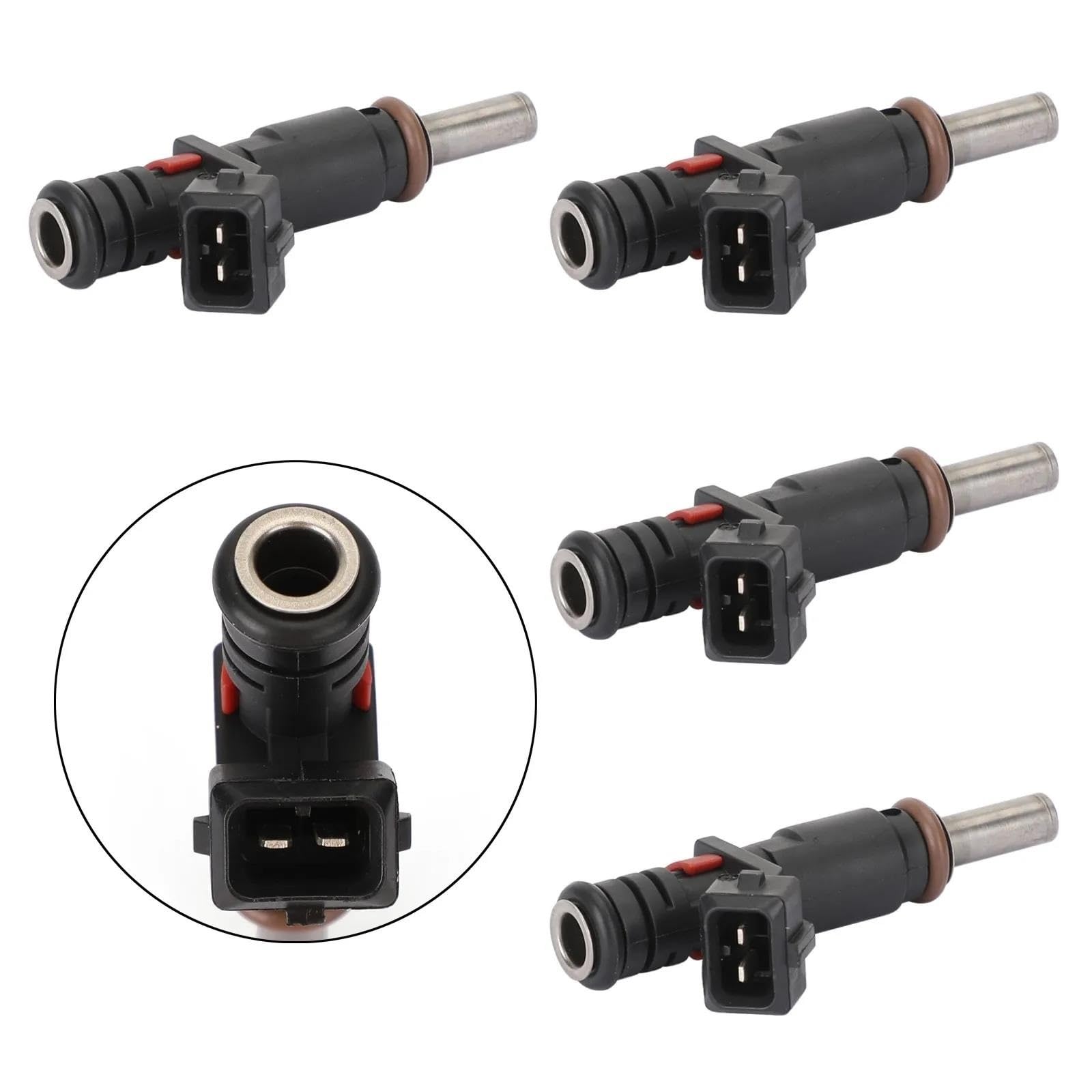YUUEI Parti del Motore 4 Pezzi Iniettori Carburante 7561277 13537561277 per BMW N45 N46N E93 320I 2.0L Ugello Pompa Iniettore Carburante Accessori Auto