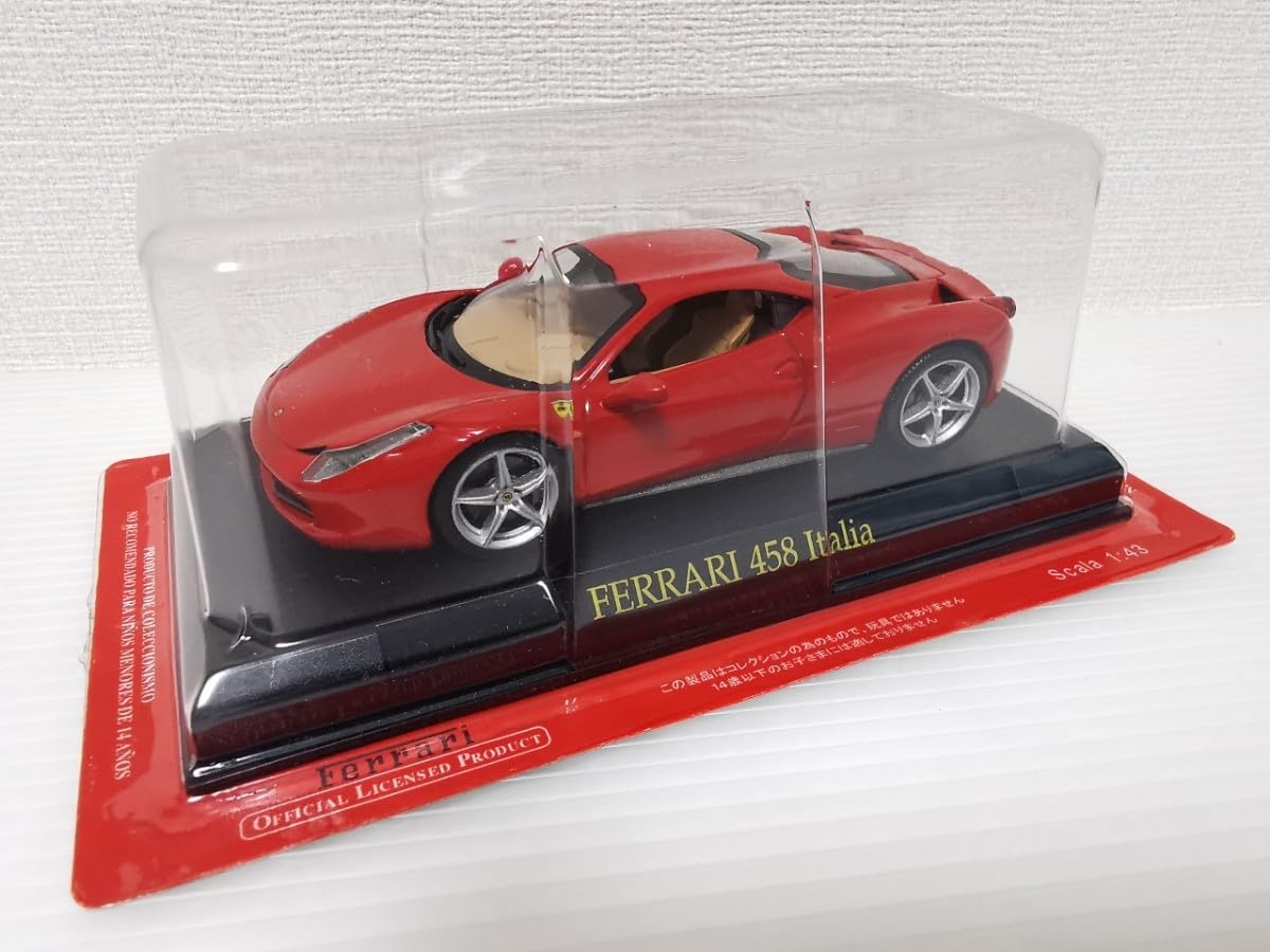 Amazon | アシェット フェラーリコレクション FERRARI 458 Italia 1/43