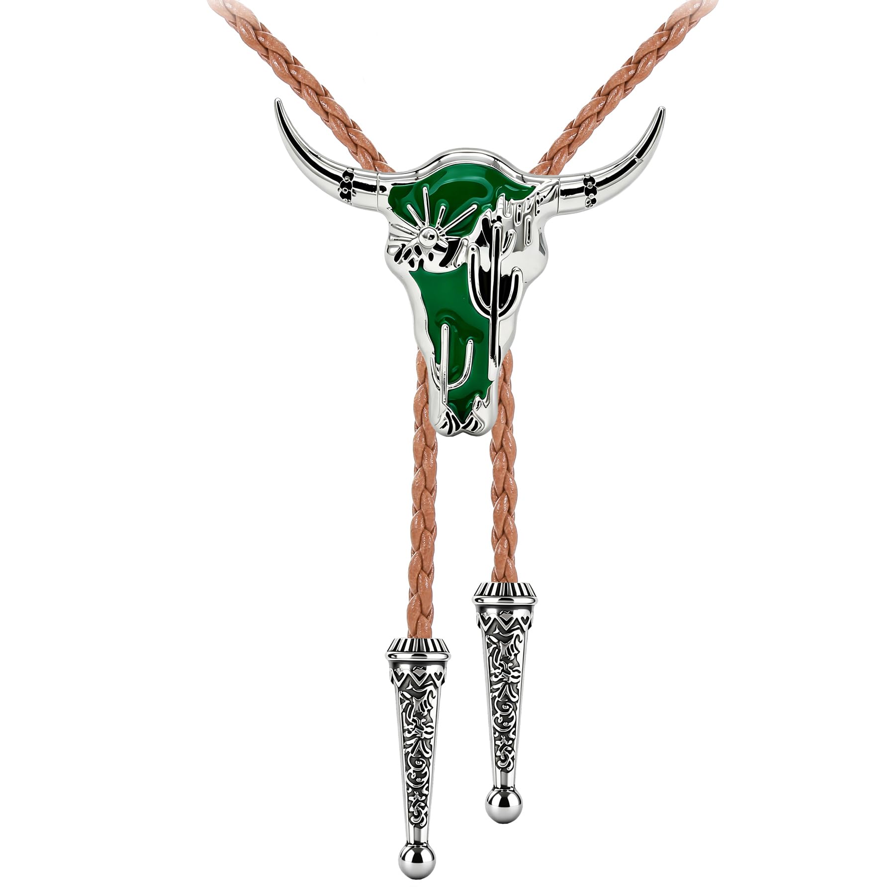 Jeilwiy Bolo Tie for Men Cowboy Ties Western Bolo Tie Necklace for Women