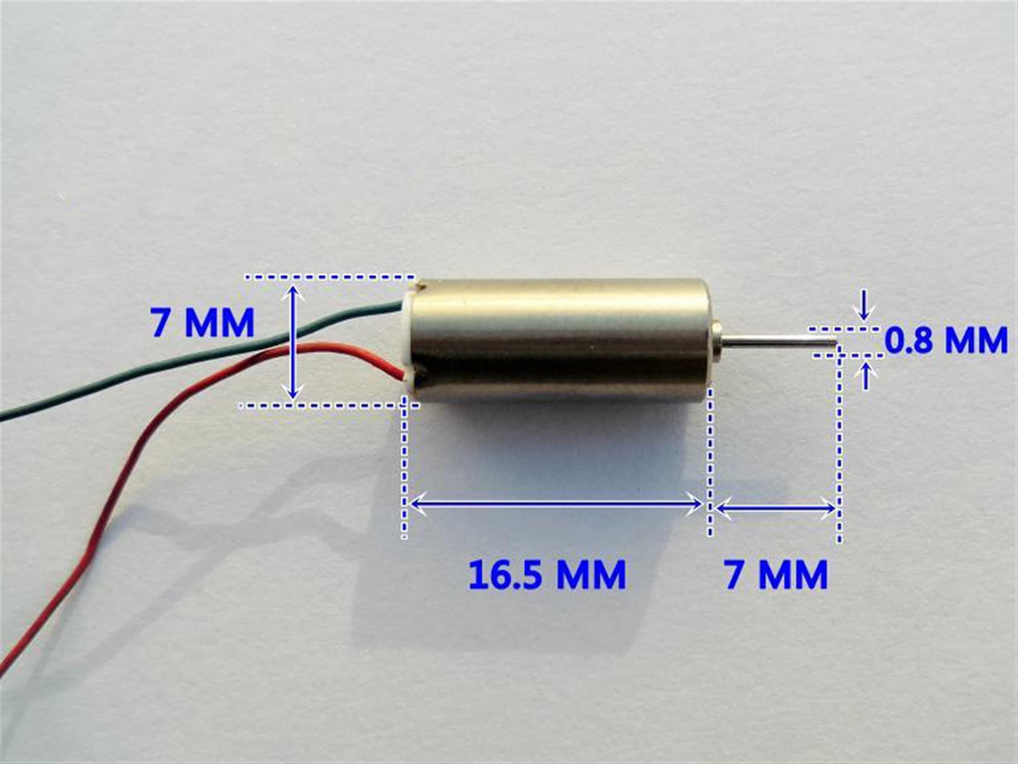Mini moteur à courant continu Moteur électrique DC à couple élevé