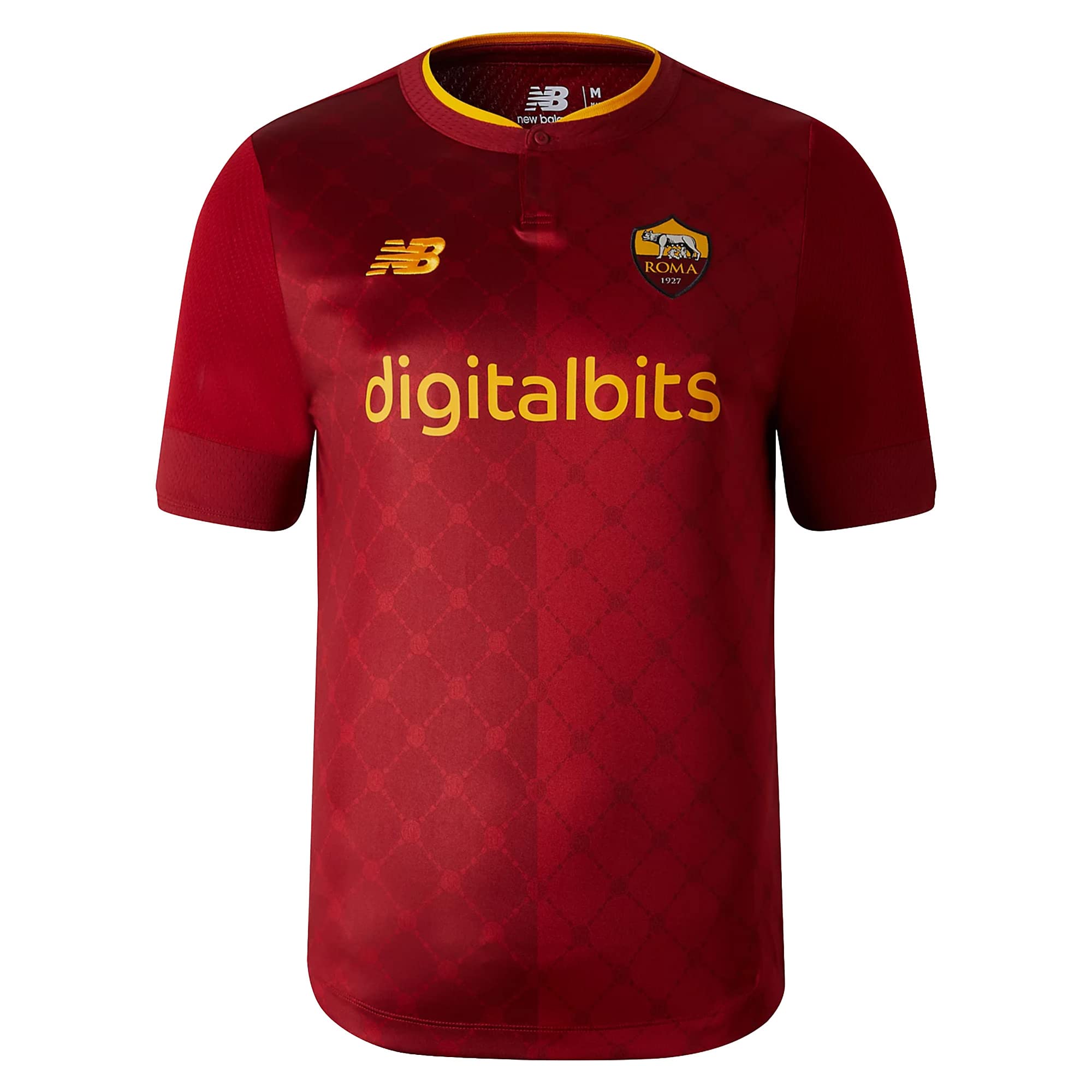 AS Roma 2021-2022 New Balance ユニフォーム New Balance Uniseks AS Roma Jersey Koszulka Piłkarska