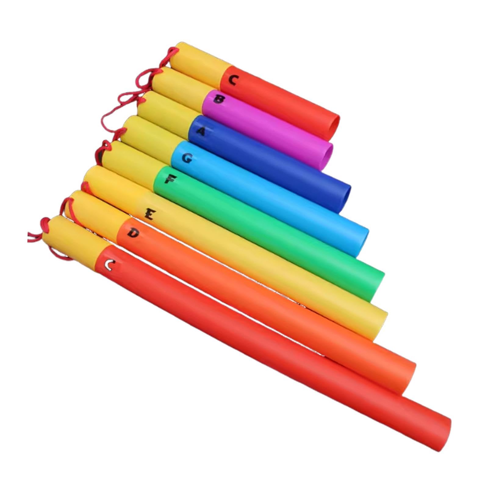 CALANDIS Music Tubes al Colorful Classroom Instruments for Children Toddlers with rope | Bells & Chimes | Orchestral Percussion | Percussion-image-37