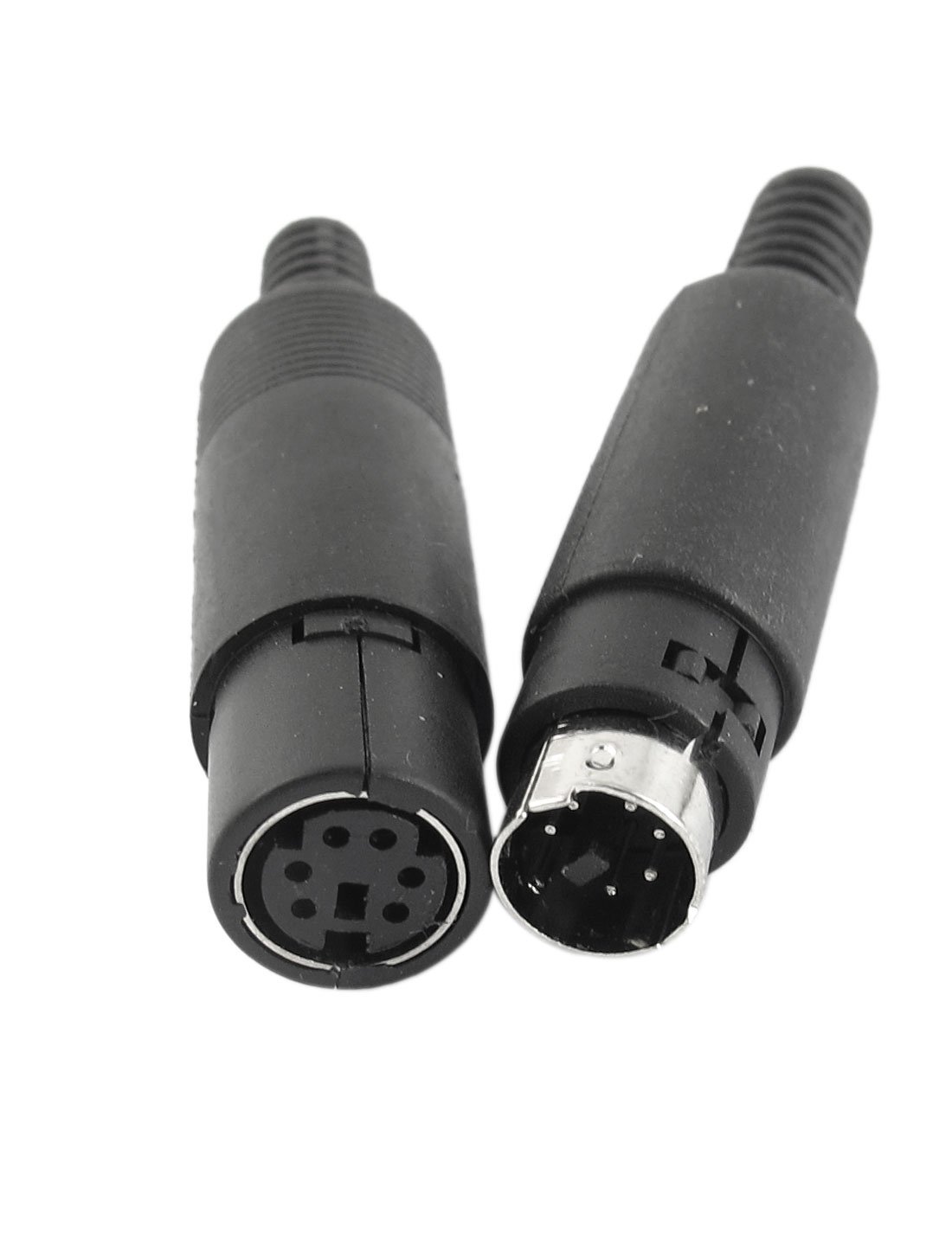 Aexit Lot De 2 Paires De Connecteurs Droits DIN 6 Broches Femelles Vers Mâles Pour Audio Et Vidéo 5 Mm (5d78cdecd258d6627703bca82880005c