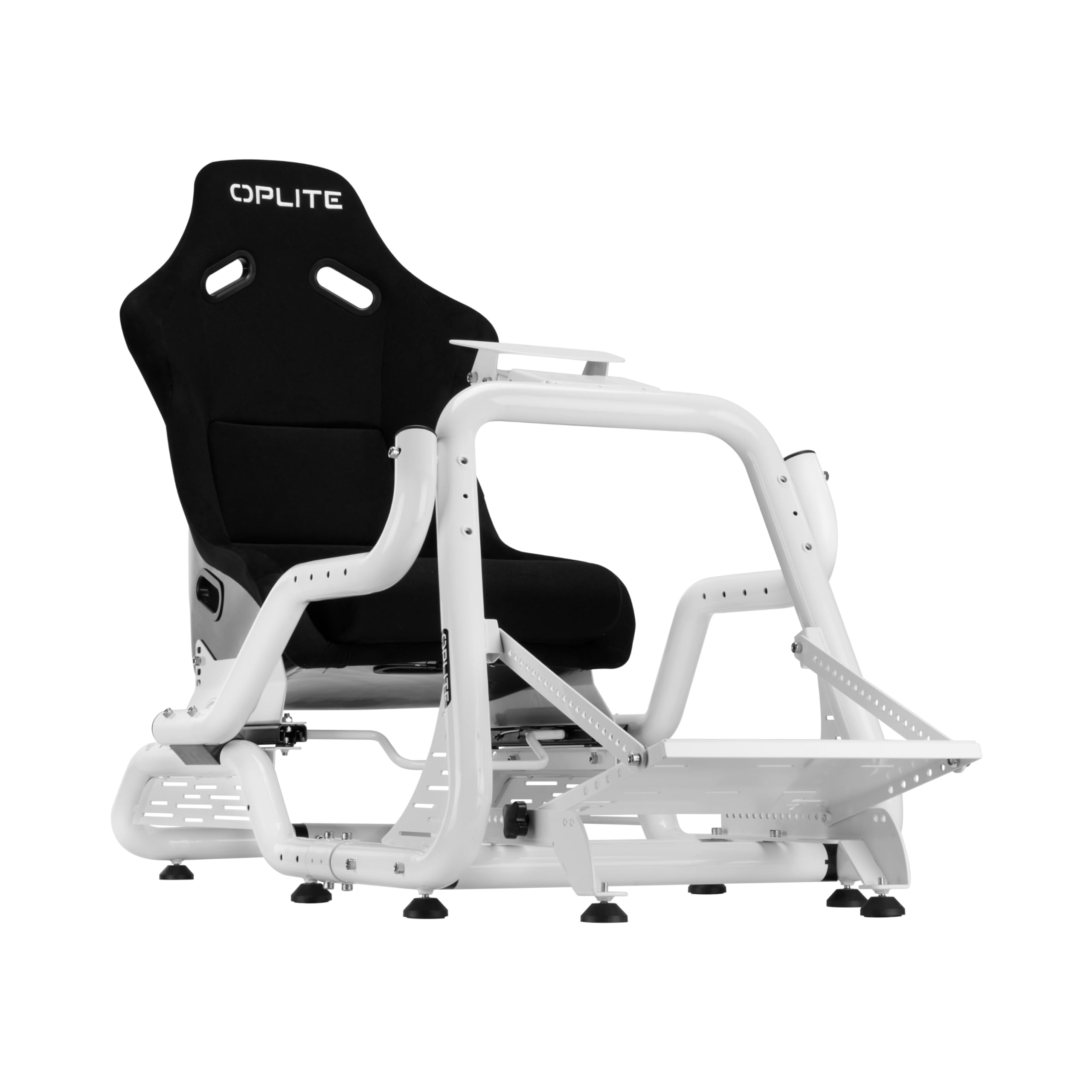 OPLITE Cockpit de simulation GTR S8 Infinity Force Blanc