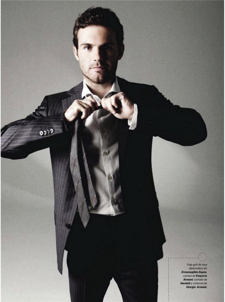 Juan Mata Poster by Silk Printing # Size about (35cm x 47cm, 14inch x 19inch) # Unique Gift # 3149AE