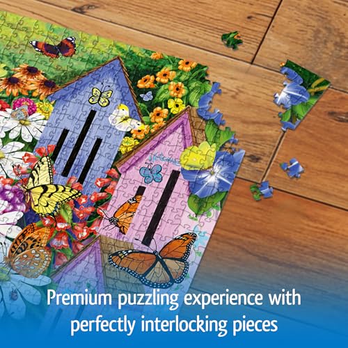 Image of Wonder Forge Garden Neighbors 1000 Piece Jigsaw Puzzle for Adults | Unique, Perfectly-Fitting Pieces | Fun, Vibrant Imagery | Amazon Exclusive