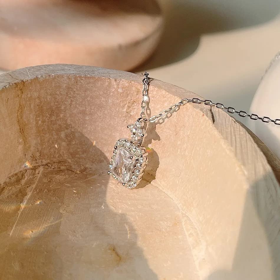 Collier pendentif bouteille en cristal dérive femmes 925 chaîne ajustable - 6