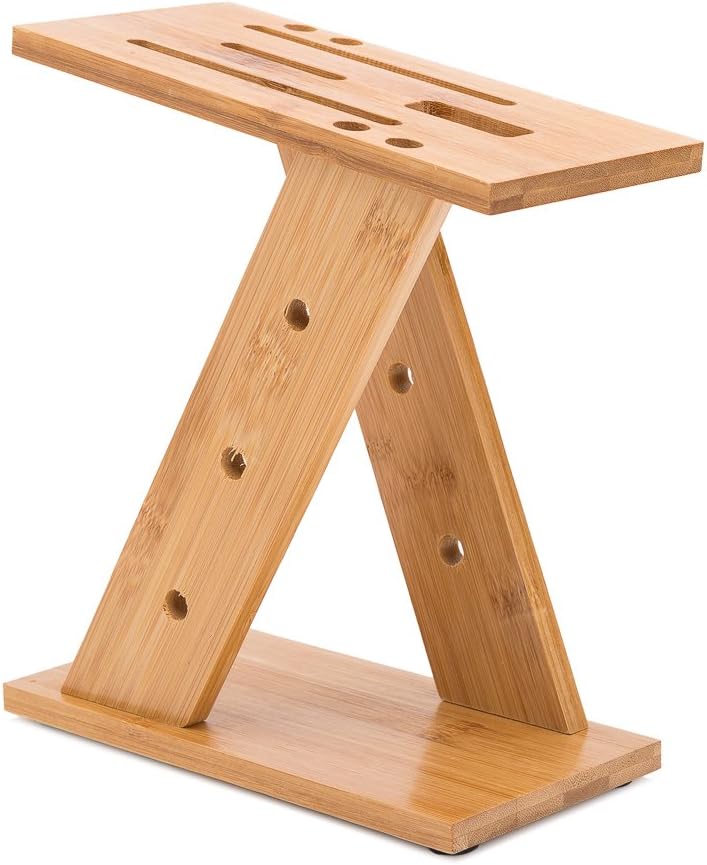 THY COLLECTIBLES Organic Bamboo Knife Block Holder Knife