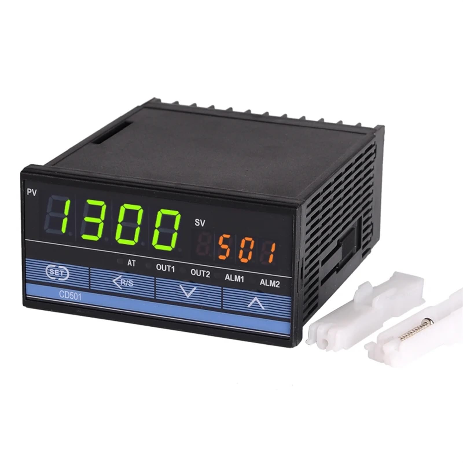 CD501 Cyfrowy regulator temperatury PID 96x48mm, czujnik sygnału wejściowego termopara K, wyjście przekaźnikowe