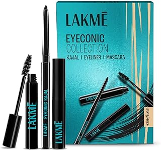 Lakme Eyeconic Regime Kit- Kajal | Mascara| Eyeliner 13.35 ml