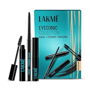 Lakme Eyeconic Regime Kit- Kajal | Mascara| Eyeliner 13.35 ml