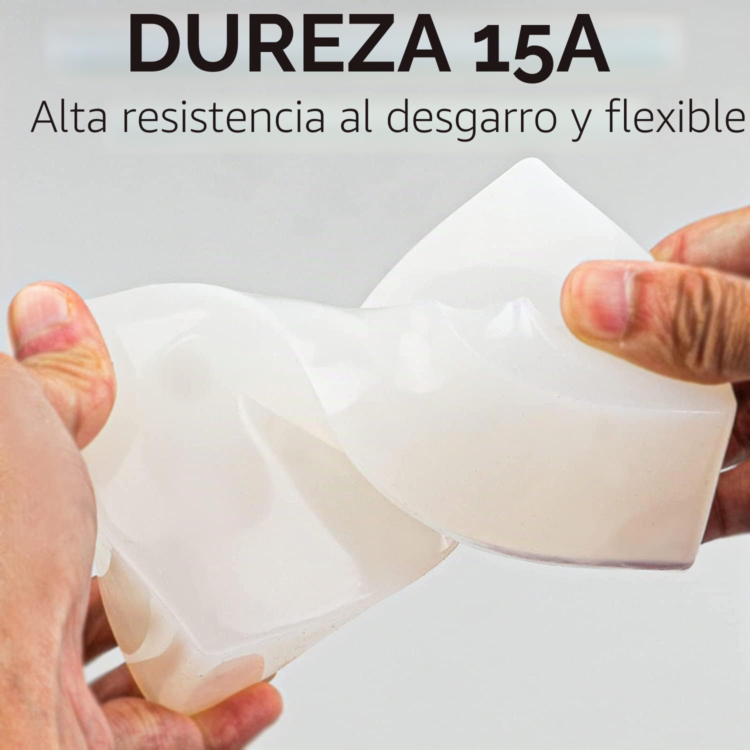 SANAAA Kit de fabricación de moldes de silicona，caucho de silicona líquido translúcido para moldes de resina, moldes de silicona, fabricación manual (500g)