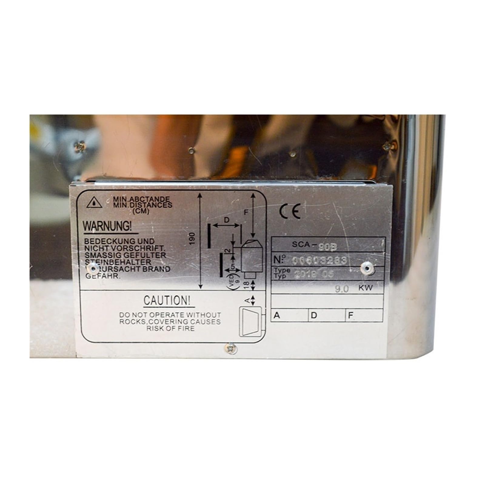 Wyposażenie sauny Generator pary, piec do sauny Piec do sauny suchej Piec grzewczy do użytku domowego do domowego SPA(4.5KW)