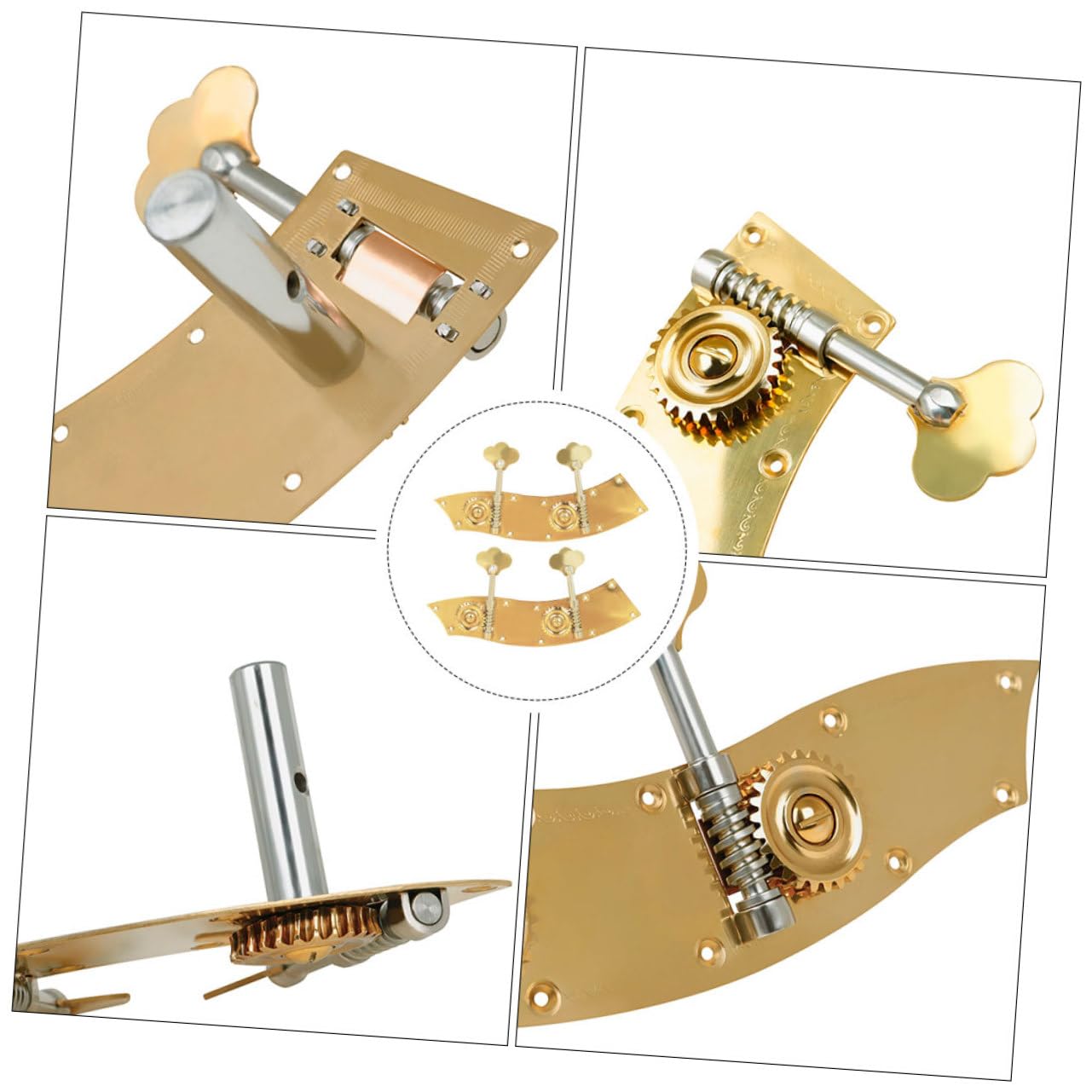 Toyvian 2 pièces Tuning Pegs pour Contrebasse Accessoire Durable pour Or